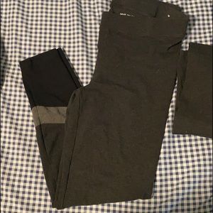 AE American Eagle Aerie set of 2 leggings charcoal